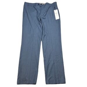 Calvin Klein Slim Fit Dress Pants Mens 40x32‎ Blue Stretch NEW